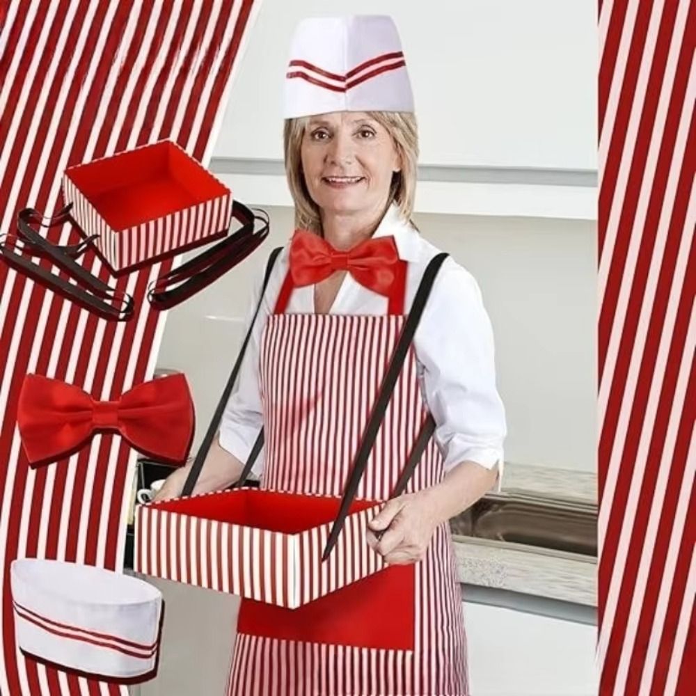 Women Kitchen Accessories - Grembiule da cameriere per cosplay a