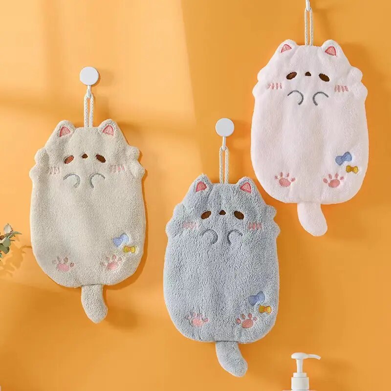 Women Kitchen Accessories - Asciugamano appeso Tanuki simpatico cartone animato