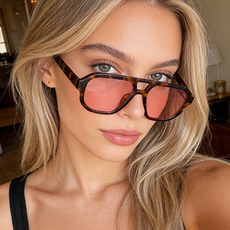 Sunglasses Oversized Square - 1/3 Pezzi Occhiali da Sole Vintage