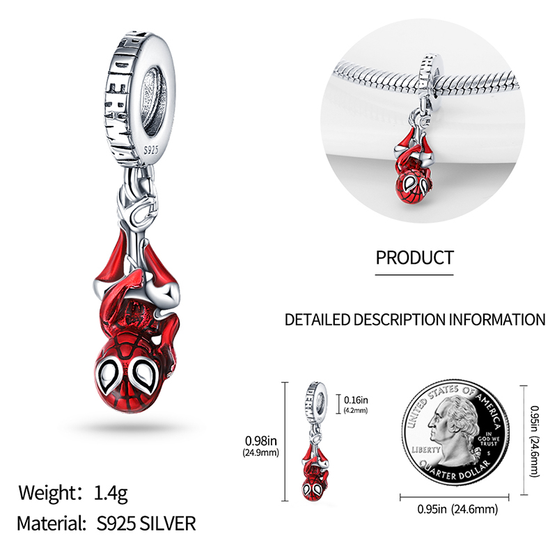 Women Accessories Pandora - NOVITÀ: Perline Charm di Spider-Man e