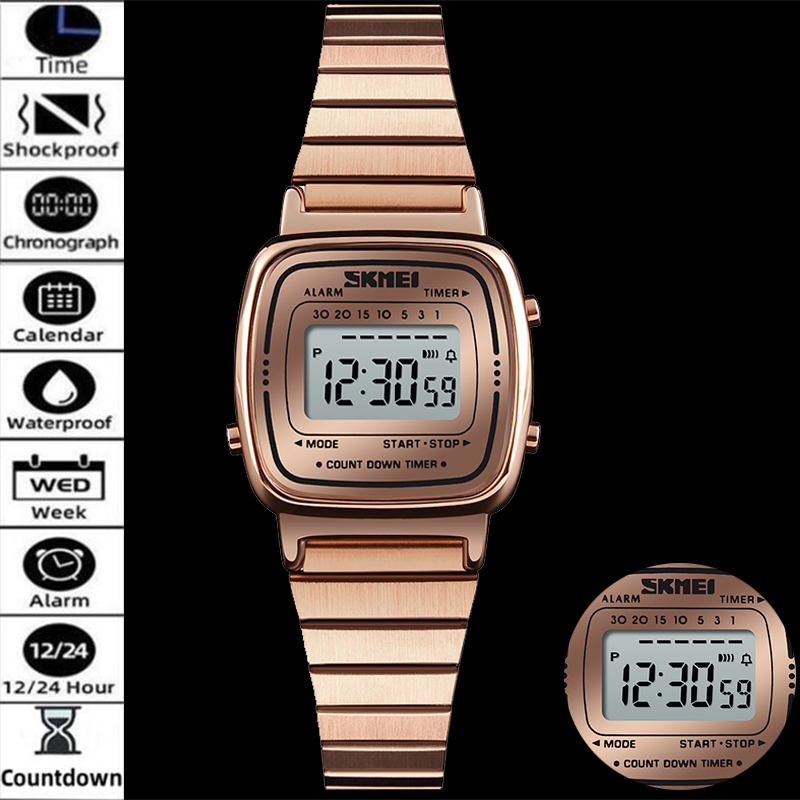 Women Accessories Display - Skmei Orologi digitali da donna Cinturino