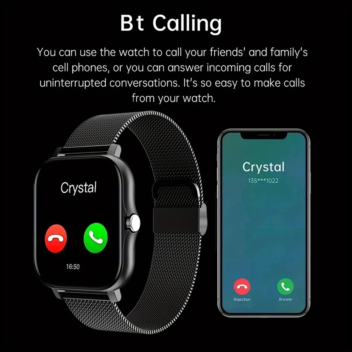 Smart Watch per Android IOS Or - Women Accessories Display recensione e prezzo